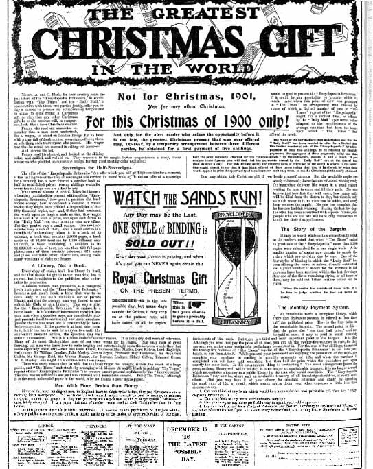 Christmas, Daily Mail, 1900