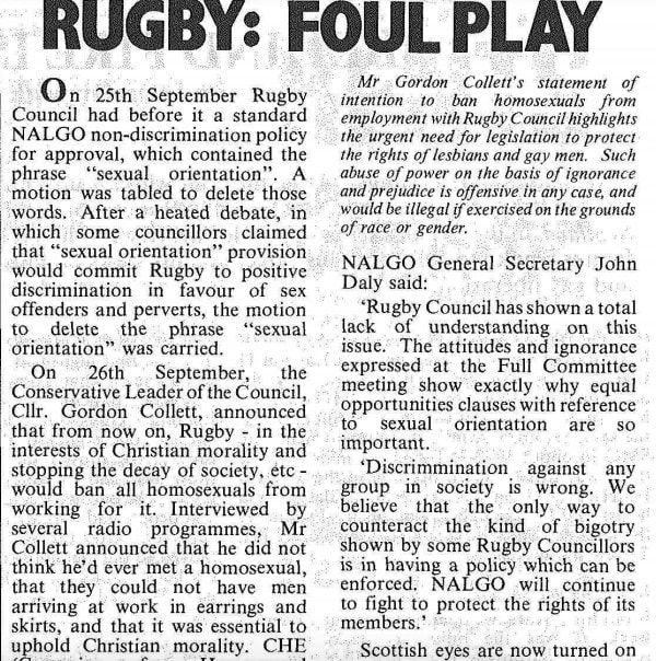 Rugby: Foul Play.