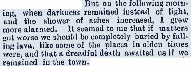  “A Survivor of the Krakatoa Eruption.” Belfast News-Letter, 27 Aug. 1885. British Library Newspapers