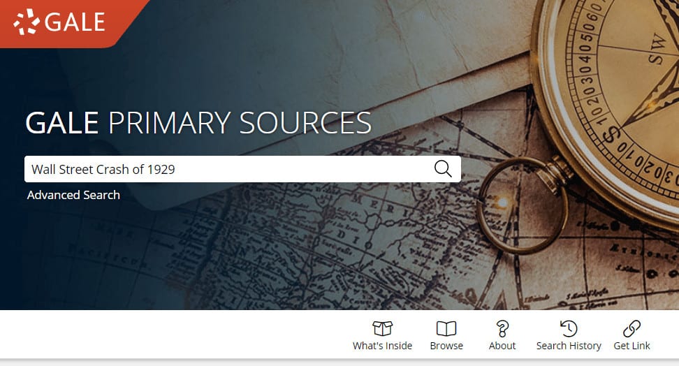  Searching in the Gale Primary Sources platform. 