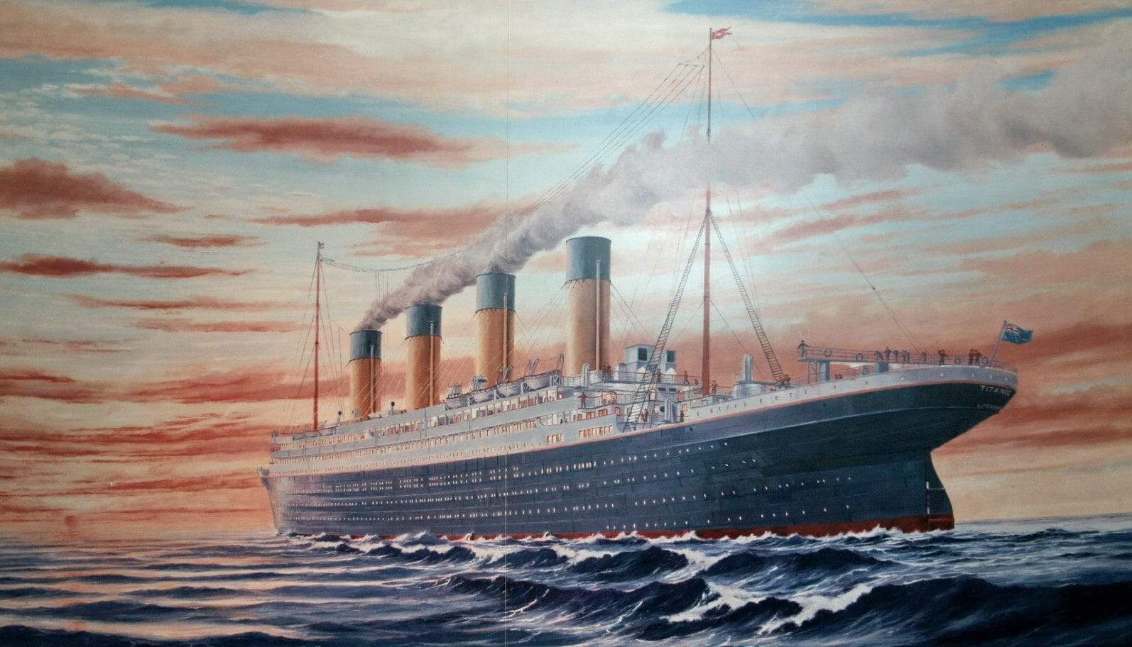 Titanic (photo of drawing)