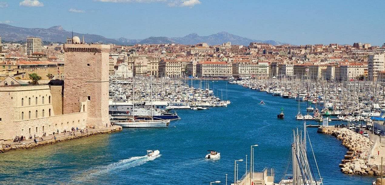View of Marseille Old port