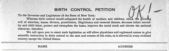 Birth Control Petition
Click the link to access document transcript.