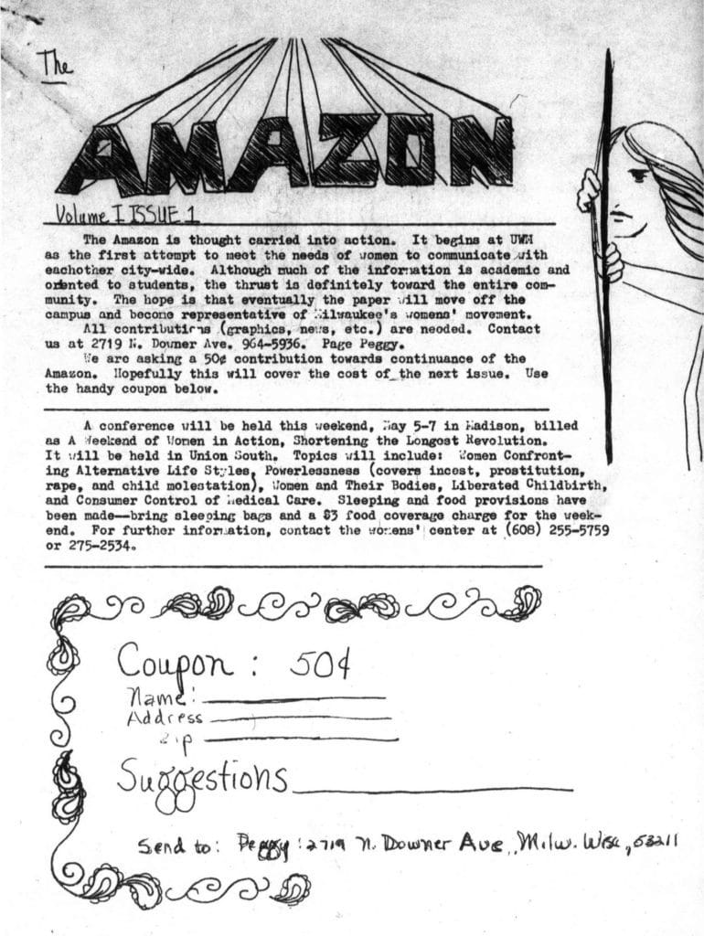 Example of the feminist press from second-wave feminism.
Amazon front cover