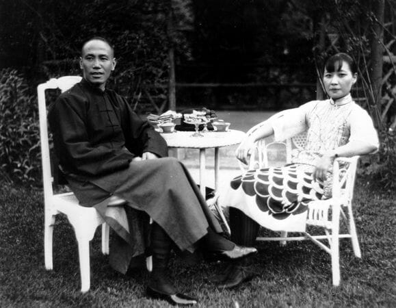 Chiang Kai-shek and his wife, Soong Meiling
