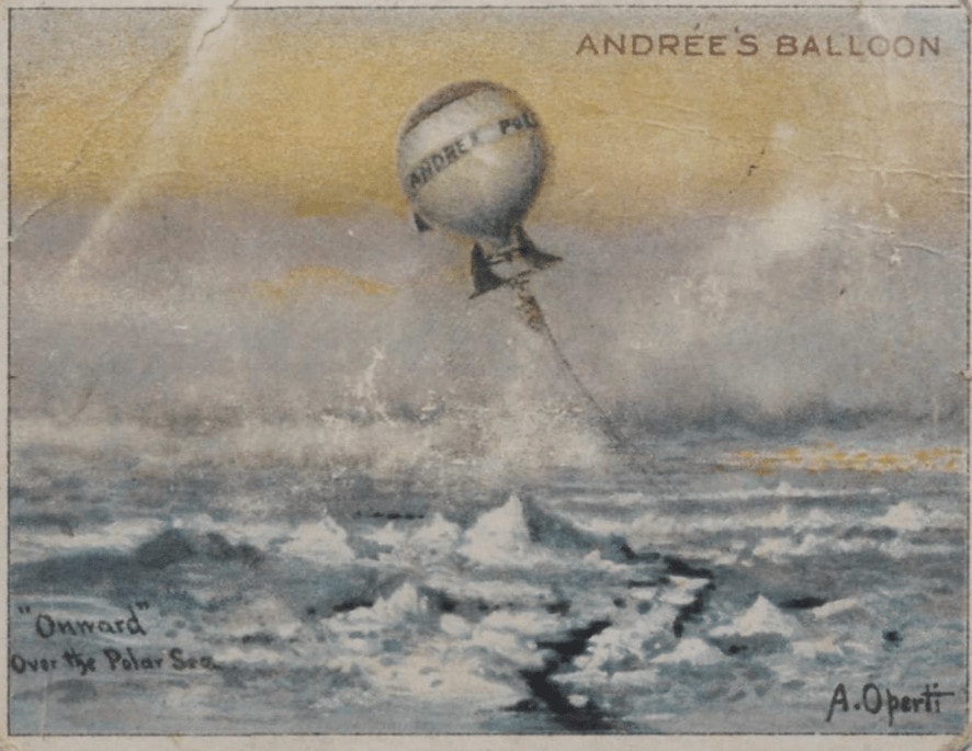 'Andree's Balloon. Onward over the Polar Sea