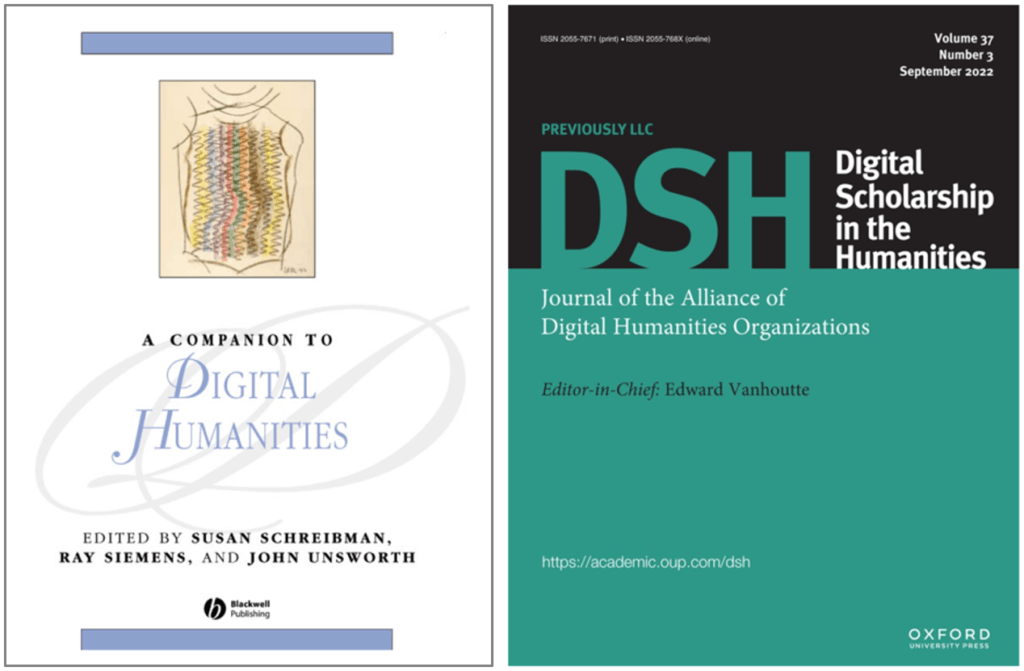 Example Digital Humanities publications.