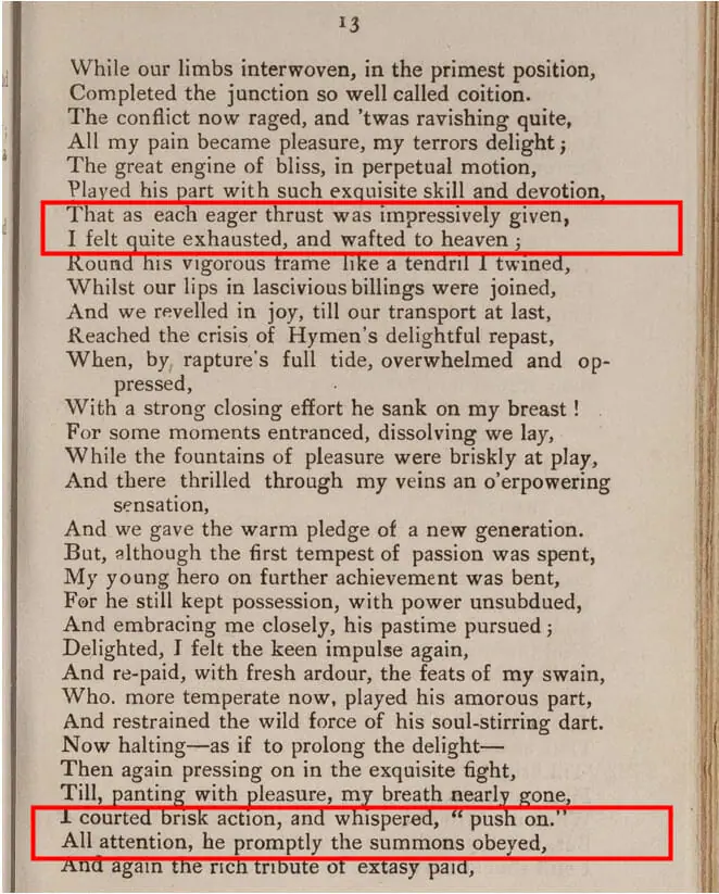 The Loves of Venus, or the Young wife's confession, etc. [With plates.]. Privately Printed, 1881. Archives of Sexuality and Gender