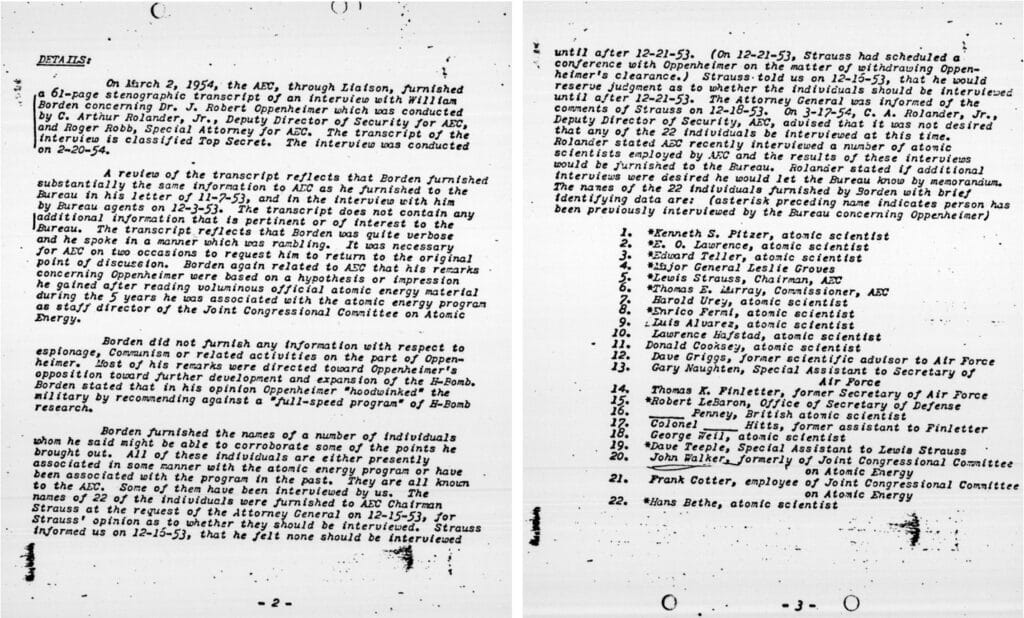 Section 22. February 26-March 25, 1954. MS FBI File on J. Robert Oppenheimer FBI FILE 100-17828_22. Federal Bureau of Investigation. 