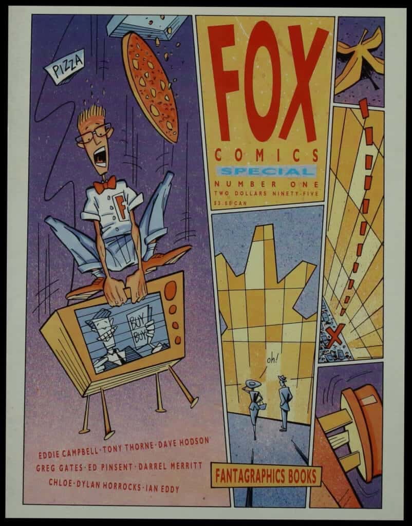 Cover image from Fox comics 