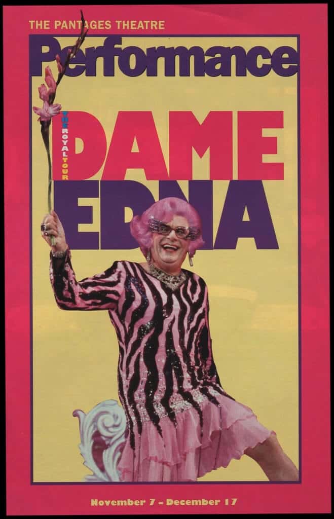 Cover image of Humphries, Barry, Dame Edna Everage (Canada). 1934-2000. 