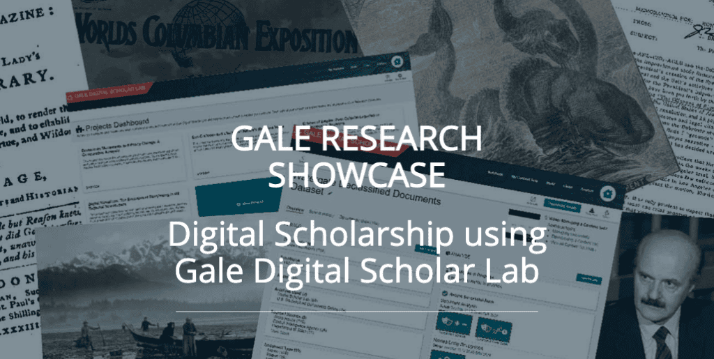 Image of Gale Research Showcase Website