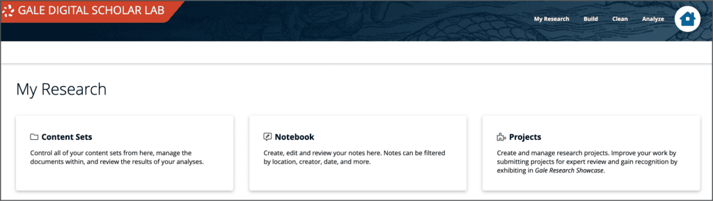 Image of research in Gale Digital Scholar Lab