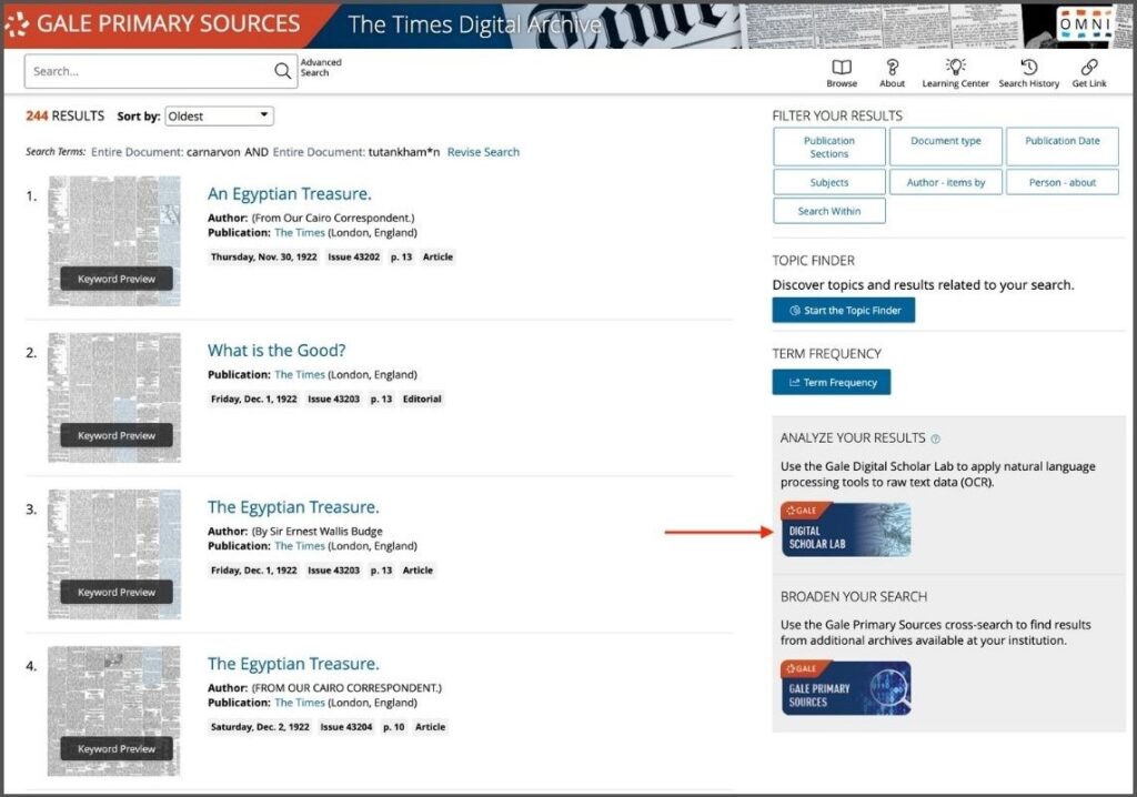 Screenshot of Transitioning to GPS archives or the Lab from individual archive