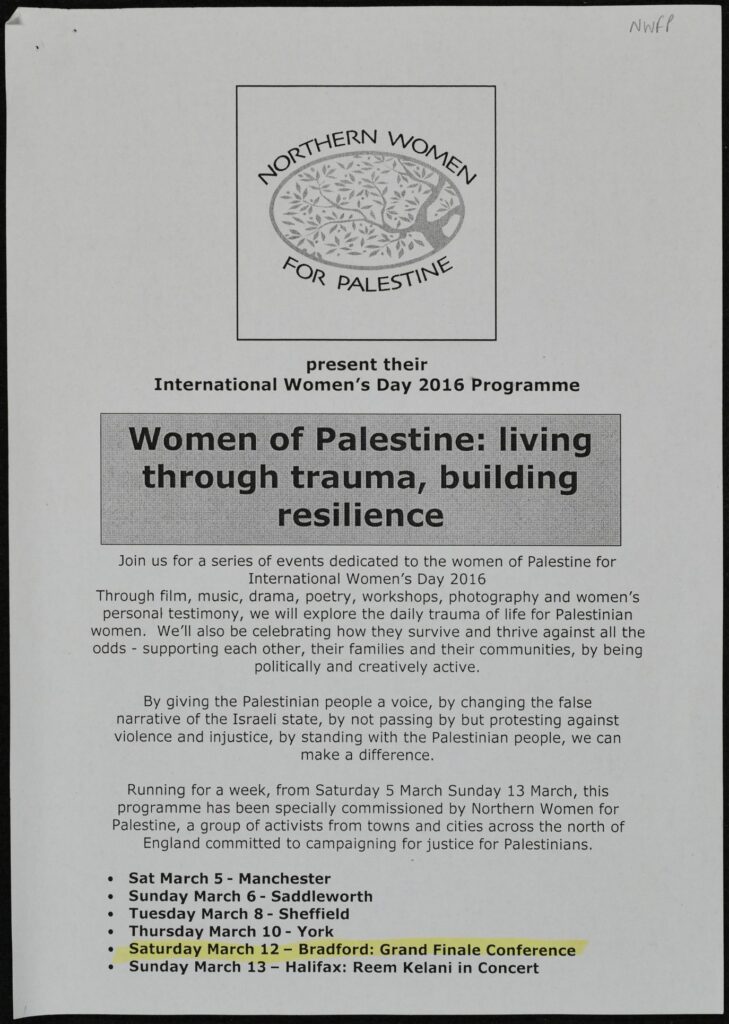 Document image of Women of Palestine: Living through Trauma