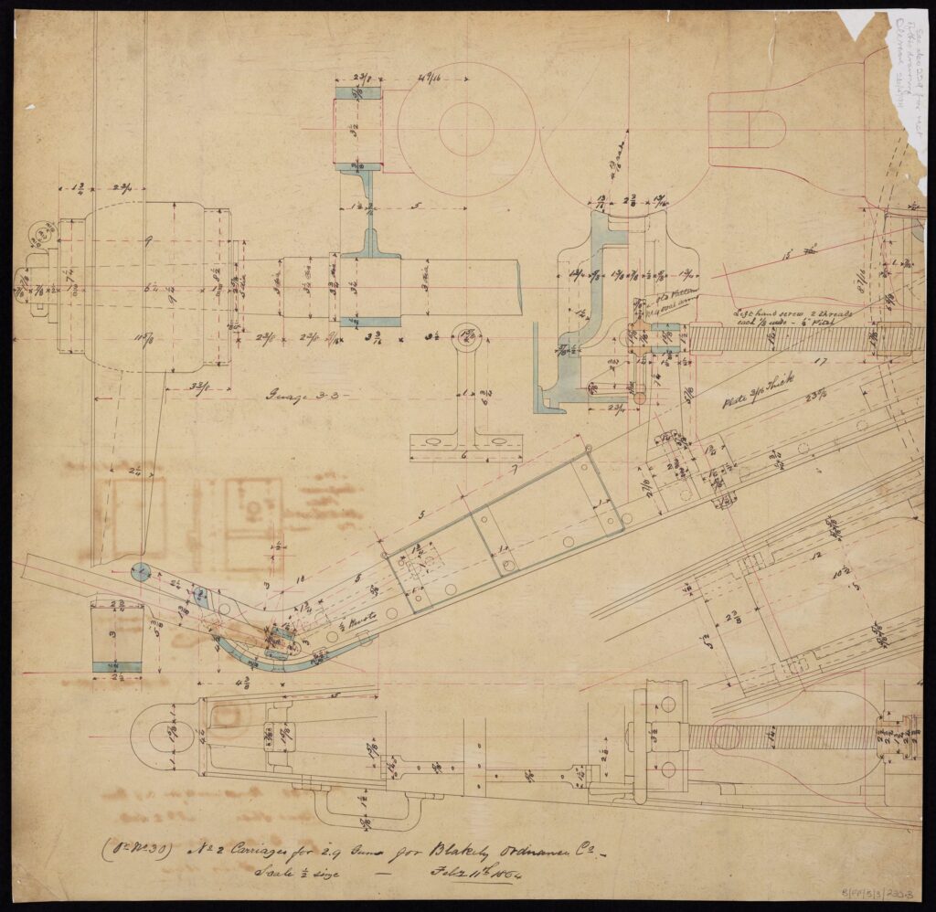 Fawcett Engineering Drawings. 1859-1884. 