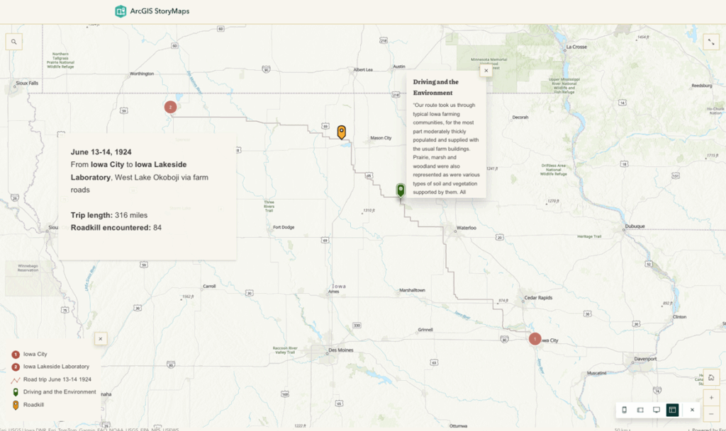 Excerpts from the Arc GIS Storymaps case study on Dayton Stoner. 