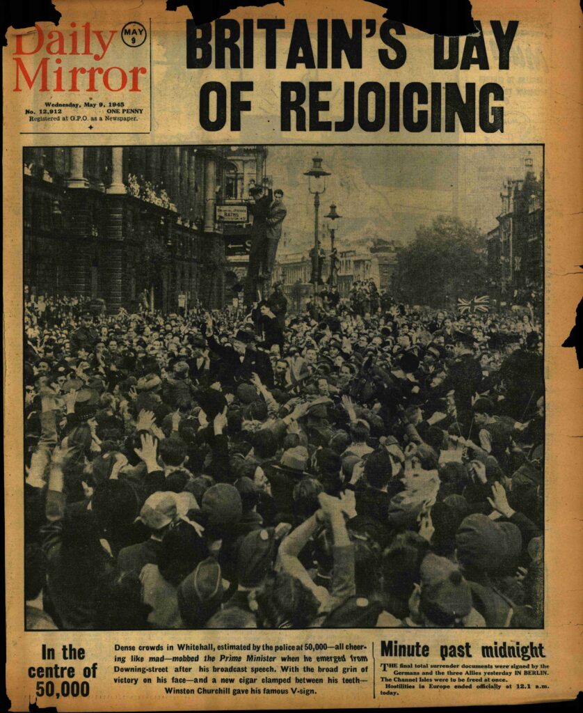 "Daily Mirror." Daily Mirror, 9 May 1945