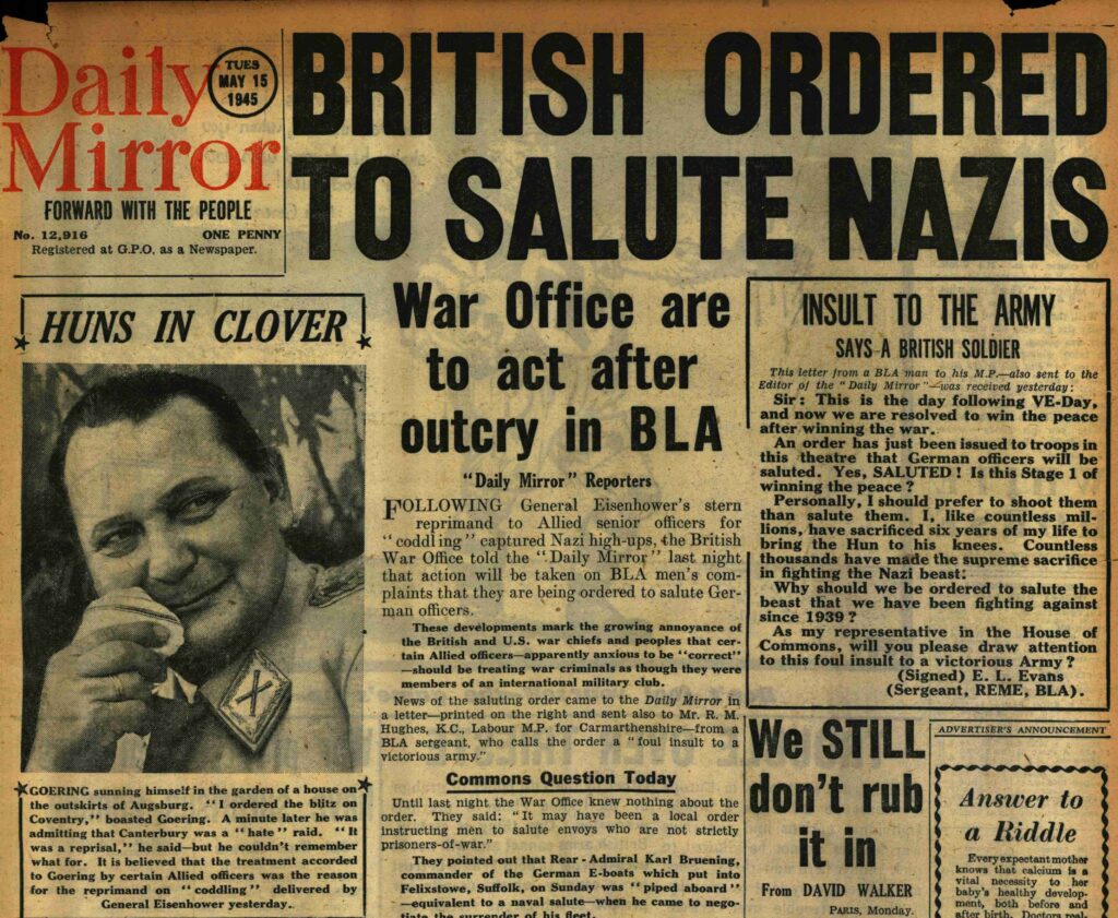 "Daily Mirror." Daily Mirror, 15 May 1945