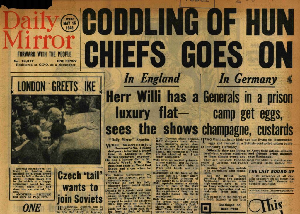 "Daily Mirror." Daily Mirror, 16 May 1945
