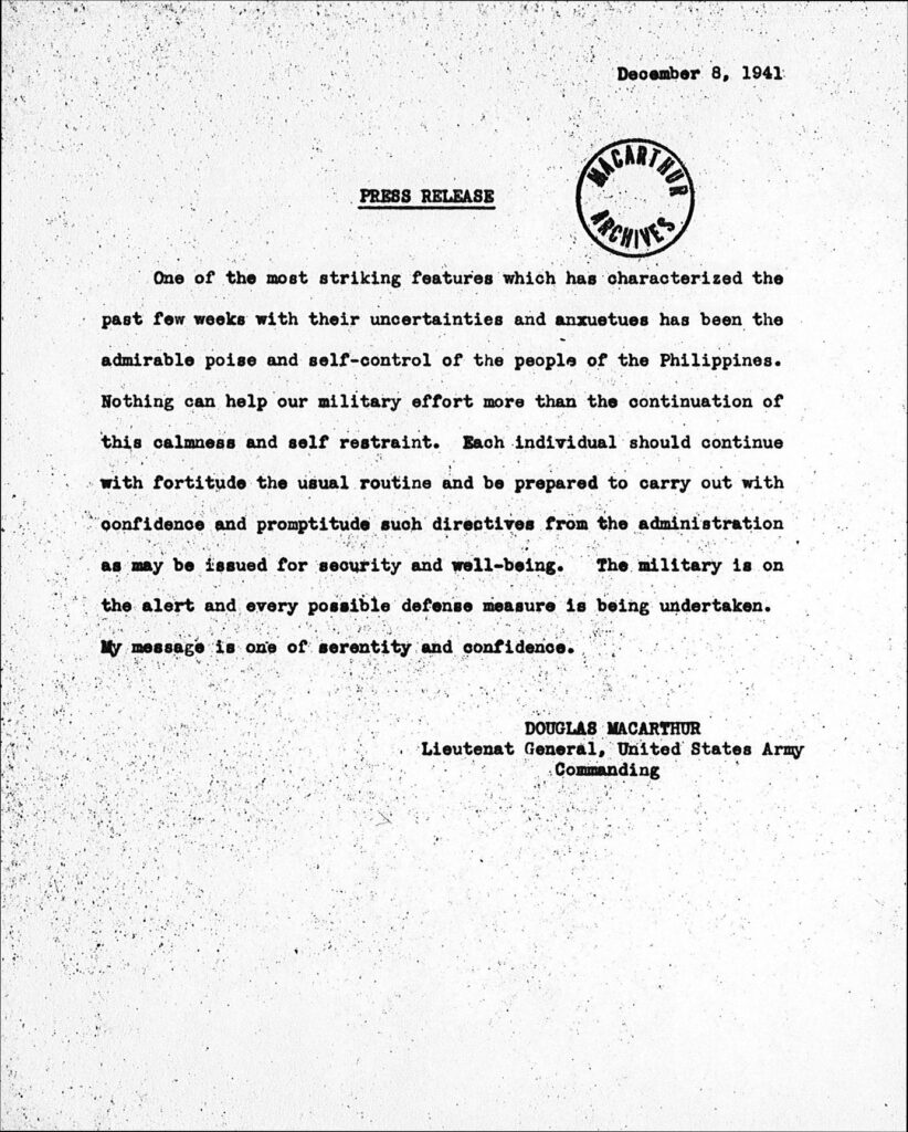 MS Papers of Lieutenant General Richard K. Sutherland, USA