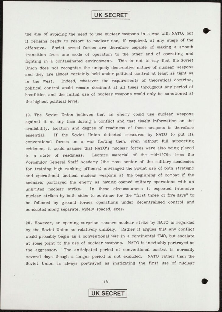 Joint Intelligence Committee (JIC): reports 1-14. February 1-December 2, 1985. MS Cabinet Office: CAB 186: Cabinet Office: Central Intelligence Machinery: Joint Intelligence Committee: Memoranda
