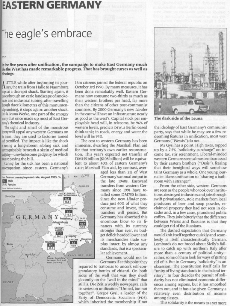 "The eagle's embrace." Economist, 30 Sept. 1995
