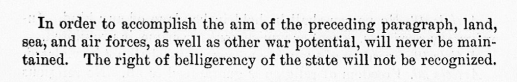 Constitution for Japan. 3 May 1947. MS Records of General Headquarters, Supreme Commander for the Allied Powers: Series III