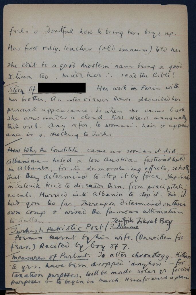 Journal: Notes on Türkiye.
