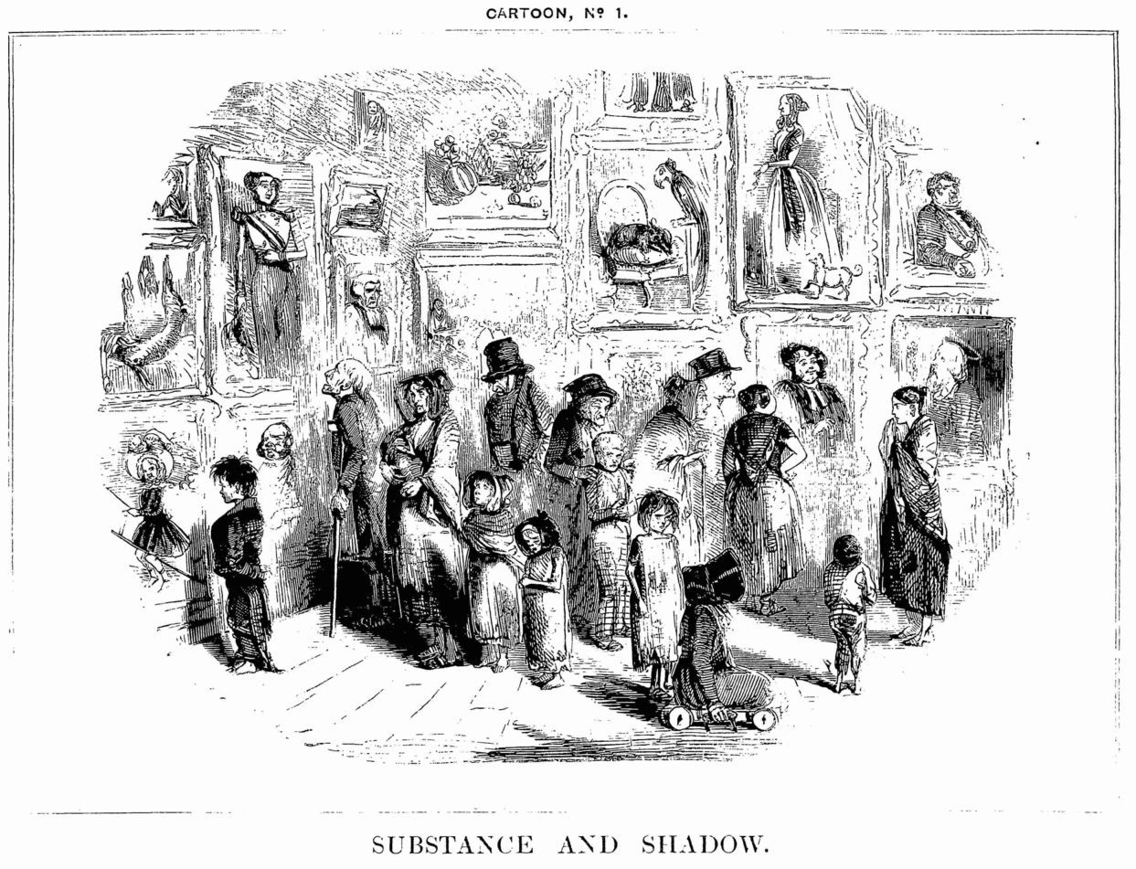 Cartoon, No. 1." Punch, vol. 5, no. 105, 15 July 1843